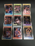 9 Card Lot of 1988-89 Fleer Basketball Cards Vintage from Huge Collection