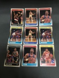 9 Card Lot of 1988-89 Fleer Basketball Cards Vintage from Huge Collection