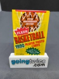 Factory Sealed 1990-91 Fleer Basketball 15 Card Wax Pack - Michael Jordan?