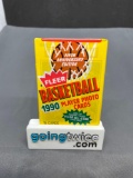 Factory Sealed 1990-91 Fleer Basketball 15 Card Wax Pack - Michael Jordan?