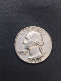 1952 United States Washington Silver Quarter -90% Silver Coin from Estate