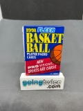 Factory Sealed 1991-92 Fleer Basketball 14 Card Pack from Vintage Hoard