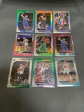 9 Card Lot of REFRACTORS and PRIZMS from Huge Collection - STARS, ROOKIES & MORE!