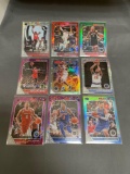 9 Card Lot of REFRACTORS and PRIZMS from Huge Collection - STARS, ROOKIES & MORE!