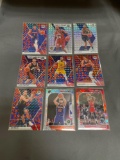 9 Card Lot of REFRACTORS and PRIZMS from Huge Collection - STARS, ROOKIES & MORE!