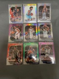 9 Card Lot of REFRACTORS and PRIZMS from Huge Collection - STARS, ROOKIES & MORE!