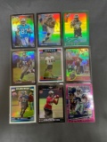 9 Card Lot of REFRACTORS and PRIZMS from Huge Collection - STARS, ROOKIES & MORE!