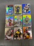 9 Card Lot of REFRACTORS and PRIZMS from Huge Collection - STARS, ROOKIES & MORE!