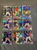 9 Card Lot of REFRACTORS and PRIZMS from Huge Collection - STARS, ROOKIES & MORE!