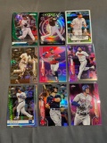 9 Card Lot of REFRACTORS and PRIZMS from Huge Collection - STARS, ROOKIES & MORE!