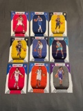 9 Card Lot of BASKETBALL ROOKIE CARDS - Mostly Newer Sets - STARS & FUTURE STARS!!