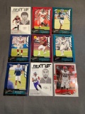 9 Card Lot of FOOTBALL ROOKIE CARDS - Mostly Newer Sets - STARS & FUTURE STARS!!