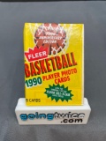 Factory Sealed 1990-91 Fleer Basketball 15 Card Wax Pack - Michael Jordan?