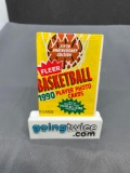 Factory Sealed 1990-91 Fleer Basketball 15 Card Wax Pack - Michael Jordan?