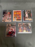 5 Card Lot of MICHAEL JORDAN Chicago Bulls Basketball Cards from Collection