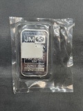 1 Troy Ounce .999 Fine Silver JOHNSON MATTHEY Silver Bullion Bar from Estate