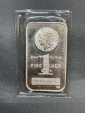 1 Troy Ounce .999 Fine Silver Morgan Dollar Design Silver Bullion Bar from Estate