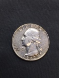 1962 United States Washington Silver Quarter -90% Silver Coin from Estate