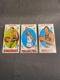 3 Card Lot of 1969-70 Topps Vintage Basketball Cards from Huge Estate Collection