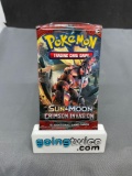 Factory Sealed Pokemon Sun & Moon CRIMSON INVASION 10 Card Booster Pack