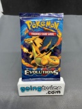 Factory Sealed Pokemon XY EVOLUTIONS 10 Card Booster Pack - Mega CHARIZARD EX?