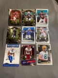 9 Count Lot of FOOTBALL ROOKIE Cards - Hottest Sets!