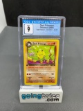 CGC Graded 2000 Pokemon Team Rocket 1st Edition #43 DARK PRIMEAPE Trading Card - MINT 9