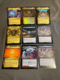 9 Card Lot of Magic the Gathering GOLD SYMBOL Rares and Foil Trading Cards from Binder Collection