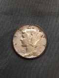 1944 United States Mercury Silver Dime - 90% Silver Coin from Estate