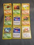 9 Card Lot of Vintage Pokemon 1ST EDITION Trading Cards from Recent Collection Find!