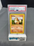 PSA Graded 1999 Pokemon Base Set 1st Edition Shadowless #28 GROWLITHE Trading Card - NM 7