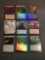 9 Card Lot of GOLD SYMBOL Rare Magic the Gathering Trading Cards from Binder Collection