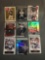 9 Card Lot of TOM BRADY New England Patriots Tampa Bay Buccaneers Football Trading Cards