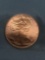 1 Ounce .999 Fine COPPER Walking Liberty Style Copper Bullion Round Coin