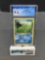 CGC Graded 1999 Pokemon Fossil 1st Edition #49 HORSEA Trading Card - GEM MINT 9.5