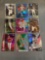 9 Card Lot of Mixed Sport REFRACTORS and PRIZMS Cards with Stars and Rookies