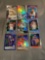 9 Card Lot of Mixed Sport REFRACTORS and PRIZMS Cards with Stars and Rookies