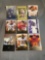 9 Card Lot of Mixed Sports SERIAL NUMBERED Cards with Stars and Rookies