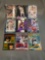 9 Card Lot of Mixed Sports SERIAL NUMBERED Cards with Stars and Rookies