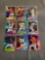 9 Card Lot of PRIZMS and REFRACTORS with Rookies & Stars from Epic Collection