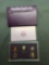 1987 United States Mint 5 Coin Proof Set in Case