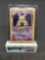 1999 Pokemon Base Set Unlimited #1 ALAKAZAM Holofoil Rare Trading Card from Childhood Collection