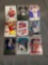 9 Card Lot of FOOTBALL ROOKIE Sports Cards from Mostly Newer Sets - Future Stars and More!