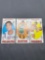 3 Card Lot of Vintage 1965 Topps Basketball Tallboy Trading Cards