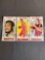 3 Card Lot of Vintage 1965 Topps Basketball Tallboy Trading Cards