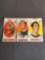 3 Card Lot of Vintage 1965 Topps Basketball Tallboy Trading Cards