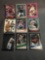 9 Card Lot of SERIAL NUMBERED Sports Cards with Stars & Rookies from Epic Collection