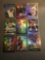 9 Card Lot of PRIZMS and REFRACTORS with Rookies & Stars from Epic Collection