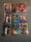 9 Card Lot of PRIZMS and REFRACTORS with Rookies & Stars from Epic Collection