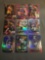 9 Card Lot of PRIZMS and REFRACTORS with Rookies & Stars from Epic Collection